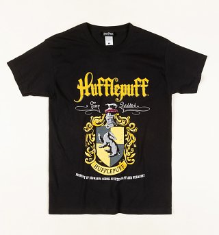 Hufflepuff Sports Emblem T-Shirt Multi Pack of 2 Harry Potter Girls Hufflepuff Shield 