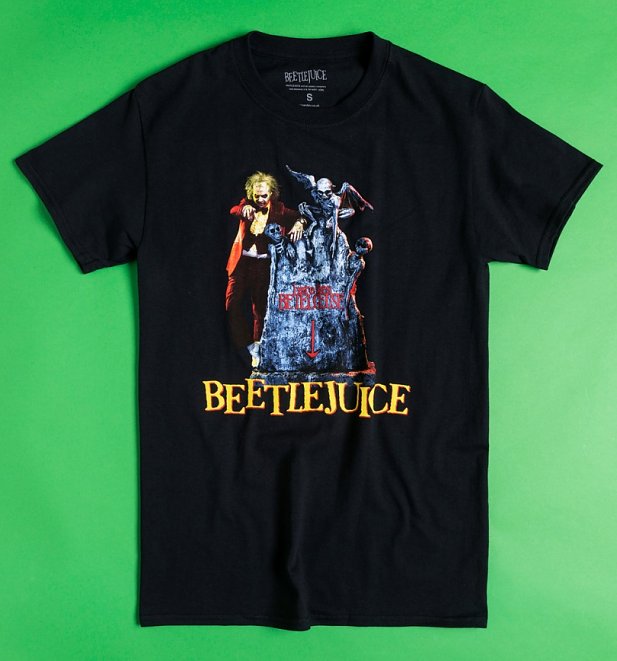 Black Here Lies Beetlejuice T-Shirt Black Here Lies Beetlejuice T-Shirt