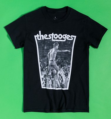 Black Iggy Pop and The Stooges T-Shirt Black Iggy Pop and The Stooges T-Shirt