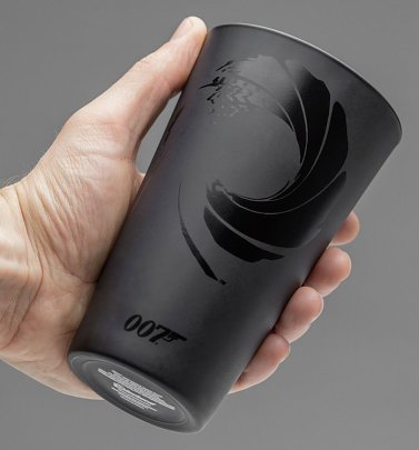 Black James Bond 007 Glass Black James Bond 007 Glass