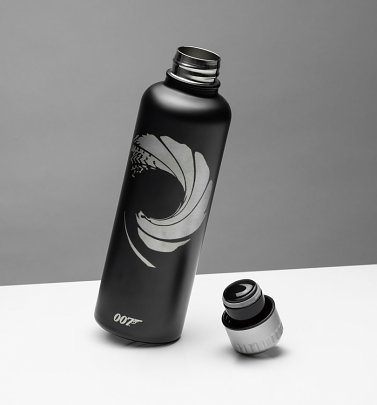 Black James Bond 007 Metal Water Bottle Black James Bond 007 Metal Water Bottle