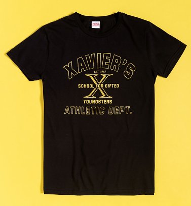 Black Marvel Comics X-Men Xavier's Athletic Dept. T-Shirt