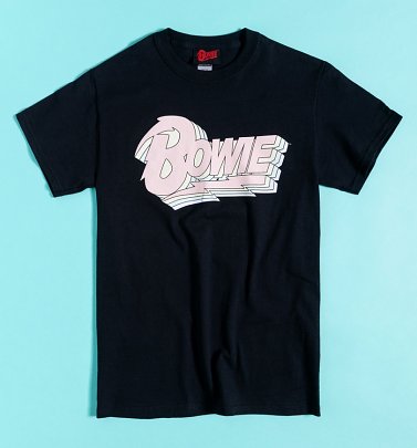 Black Pastel Bowie Logo T-Shirt Black Pastel Bowie Logo T-Shirt