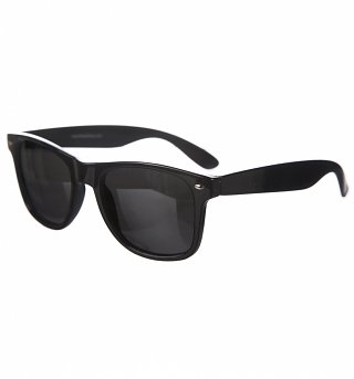 Black Polarised Mirror Lens Way Farer Sunglasses Black Polarised Mirror Lens Way Farer Sunglasses