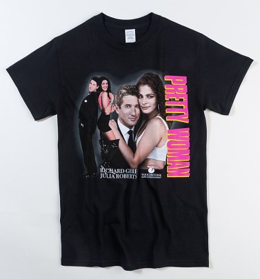 Black Pretty Woman T-Shirt from Homage Tees Black Pretty Woman T-Shirt from Homage Tees