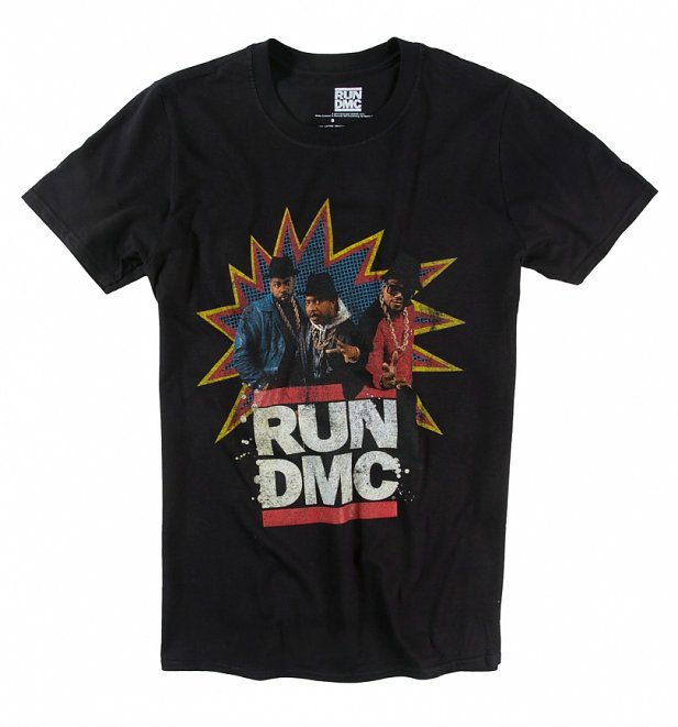 Black Retro Run DMC T-Shirt Black Retro Run DMC T-Shirt