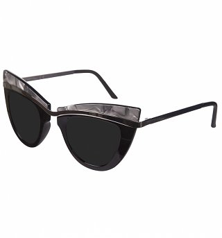 Black Statement Cats Eye Sunglasses from Jeepers Peepers Black Statement Cats Eye Sunglasses from Jeepers Peepers