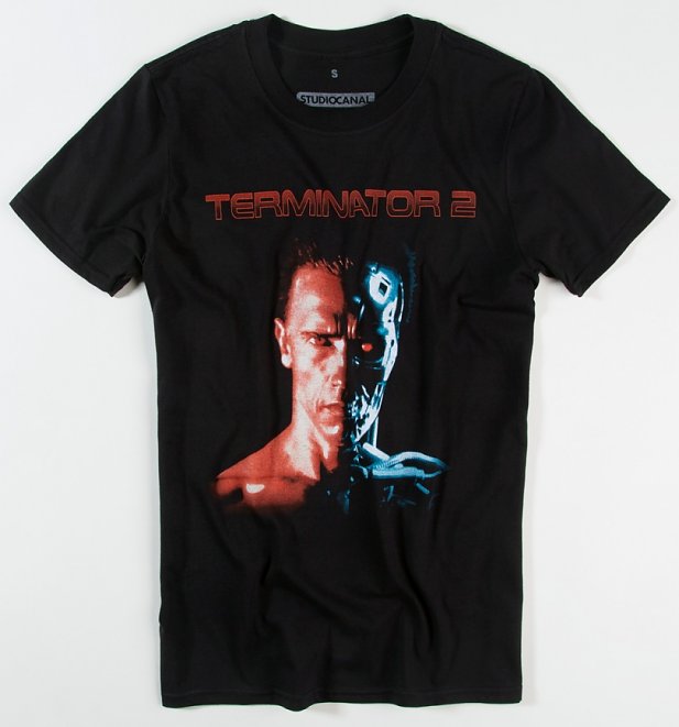 Black Terminator 2 T-Shirt Black Terminator 2 T-Shirt