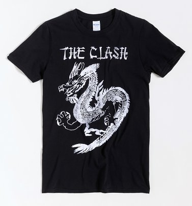 Black The Clash Dragon T-Shirt Black The Clash Dragon T-Shirt