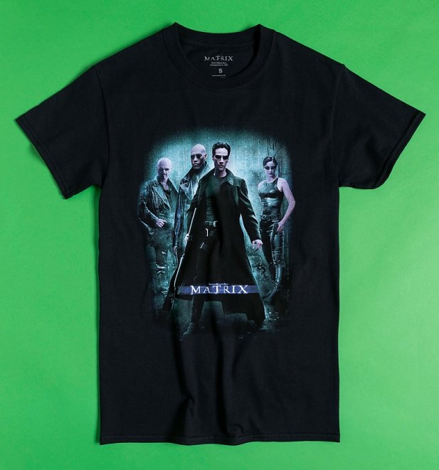Black The Matrix Movie Poster T-Shirt