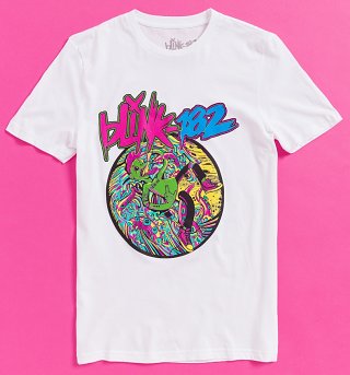 Blink-182 Overboard White T-Shirt Blink-182 Overboard White T-Shirt