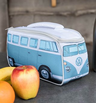 Blue VW Camper Van Lunch Bag