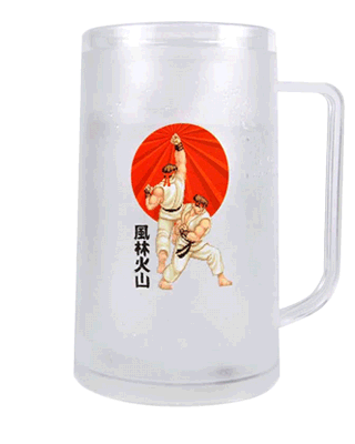 Boxed Street Fighter Ryu Freezer Tankard Boxed Street Fighter Ryu Freezer Tankard