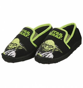 Boys Star Wars Yoda Slippers Boys Star Wars Yoda Slippers