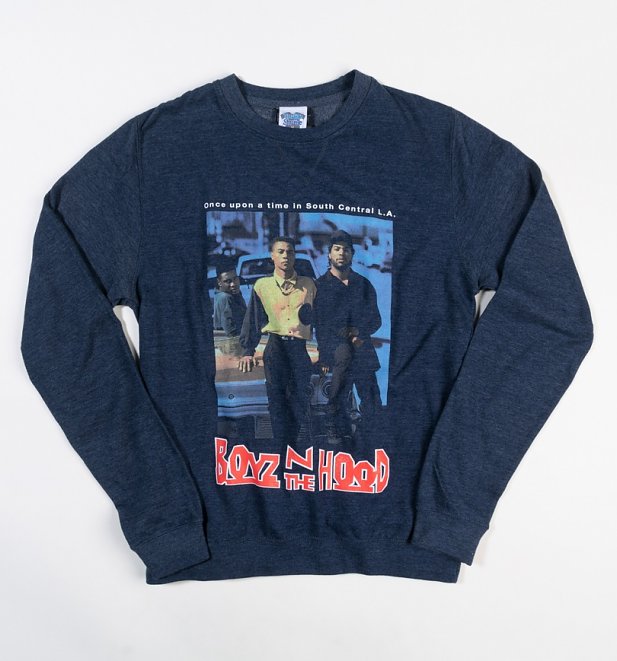 Boyz N The Hood Heather Navy Sweater Boyz N The Hood Heather Navy Sweater