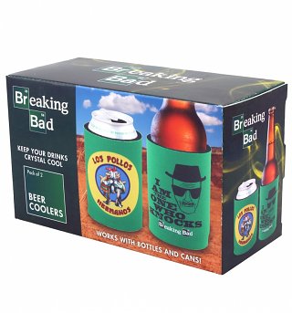 Breaking Bad Pack Of 2 Beer Coolers Breaking Bad Pack Of 2 Beer Coolers