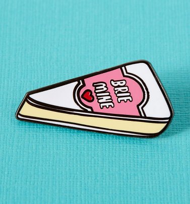 Brie Mine Enamel Pin from Punky Pins Brie Mine Enamel Pin from Punky Pins
