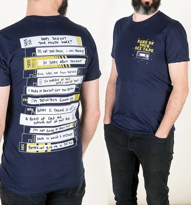 Brooklyn Nine-Nine Inspired Name Of Your Sex Tape Navy T-Shirt Brooklyn Nine-Nine Inspired Name Of Your Sex Tape Navy T-Shirt