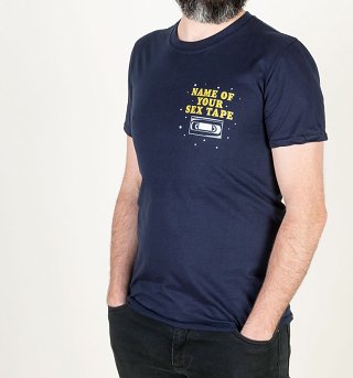 Brooklyn Nine-Nine Inspired Name Of Your Sex Tape Navy T-Shirt Brooklyn Nine-Nine Inspired Name Of Your Sex Tape Navy T-Shirt