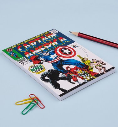 Captain America Cover Notepad Captain America Cover Notepad