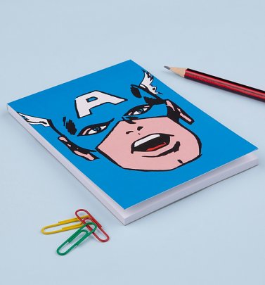 Captain America Face Magnetic Notepad Captain America Face Magnetic Notepad
