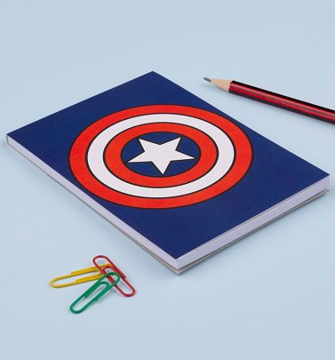 Captain America Shield Magnetic Notepad Captain America Shield Magnetic Notepad