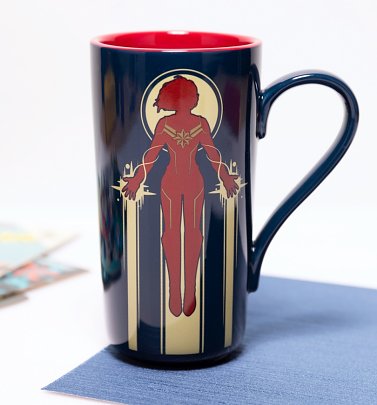 Captain Marvel Latte Mug Captain Marvel Latte Mug