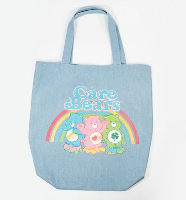 Care Bears Denim Tote Bag from Unique Vintage Care Bears Denim Tote Bag from Unique Vintage