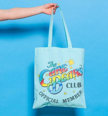 Care Bears Logo Blue Tote Bag