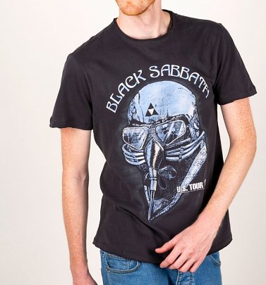 Charcoal Black Sabbath US Tour 78 T-Shirt from Amplified Charcoal Black Sabbath US Tour 78 T-Shirt from Amplified