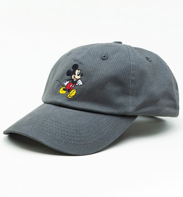 Charcoal Disney Mickey Mouse Baseball Cap from Hype Charcoal Disney Mickey Mouse Baseball Cap from Hype