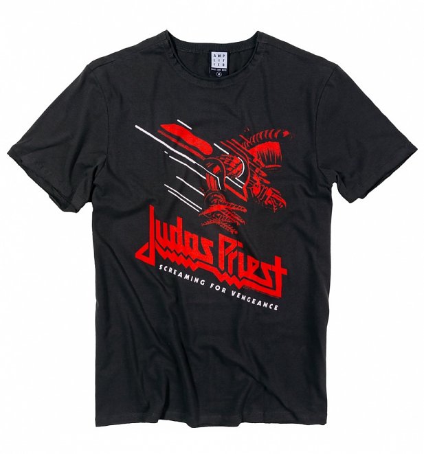 Charcoal Judas Priest Screaming For Vengeance T-Shirt from Amplified Charcoal Judas Priest Screaming For Vengeance T-Shirt from Amplified