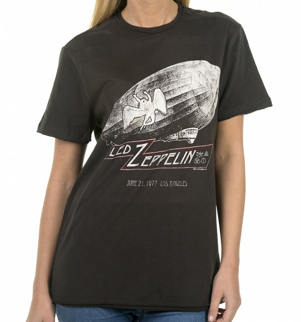 Charcoal Led Zeppelin Dazed & Confused T-Shirt from Amplified Charcoal Led Zeppelin Dazed & Confused T-Shirt from Amplified