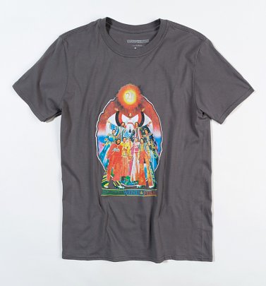 Charcoal Marl Earth, Wind & Fire Let's Groove T-Shirt with Back Print Charcoal Marl Earth, Wind & Fire Let's Groove T-Shirt with Back Print