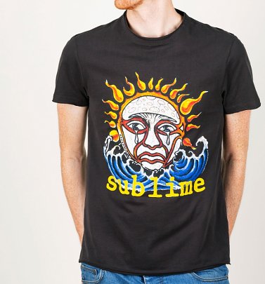 Charcoal Sublime Ska Sun Logo T-Shirt from Amplified Charcoal Sublime Ska Sun Logo T-Shirt from Amplified