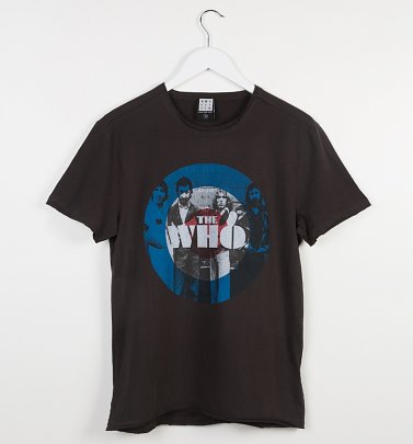 Charcoal The Who Target T-Shirt from Amplified Charcoal The Who Target T-Shirt from Amplified