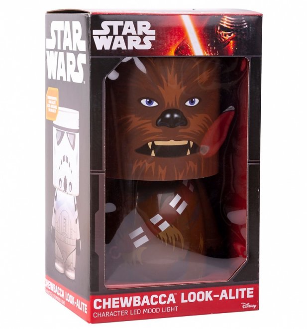 Chewbacca Star Wars Look-A-lite LED Table Lamp Chewbacca Star Wars Look-A-lite LED Table Lamp