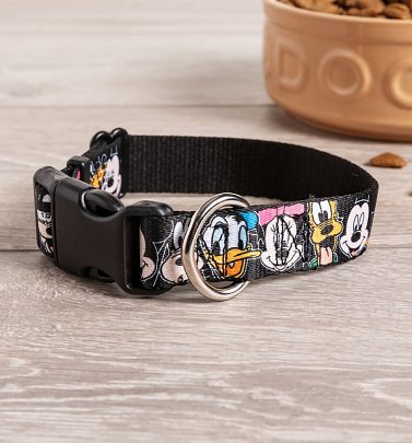Classic Disney Character Faces Plastic Clip Collar for Dogs from Buckle-Down