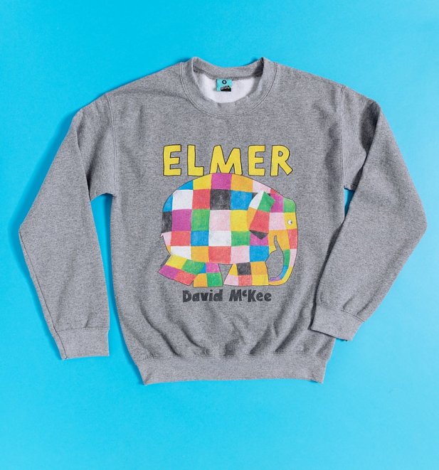 AWAITING APPROVAL PPS SENT 3/11 Classic Elmer Grey Marl Sweater