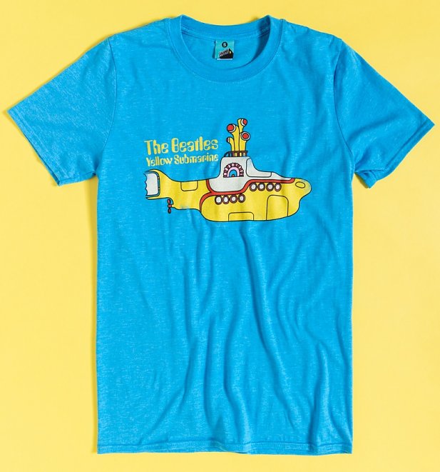 Classic Yellow Submarine Blue Marl T-Shirt Classic Yellow Submarine Blue Marl T-Shirt
