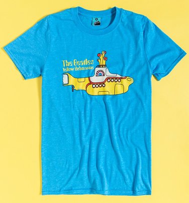 Classic Yellow Submarine Blue Marl T-Shirt Classic Yellow Submarine Blue Marl T-Shirt