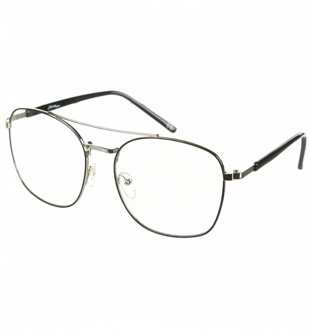 Clear Aviator Glasses from Jeepers Peepers Clear Aviator Glasses from Jeepers Peepers