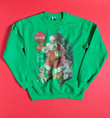 Coca-Cola Santa Claus Green Sweater Coca-Cola Santa Claus Green Sweater
