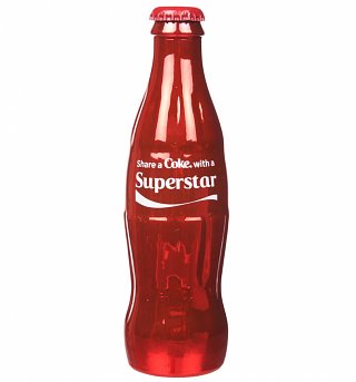 Coca-Cola Share A Coke With A Superstar Full Size Contour Bottle Coca-Cola Share A Coke With A Superstar Full Size Contour Bottle