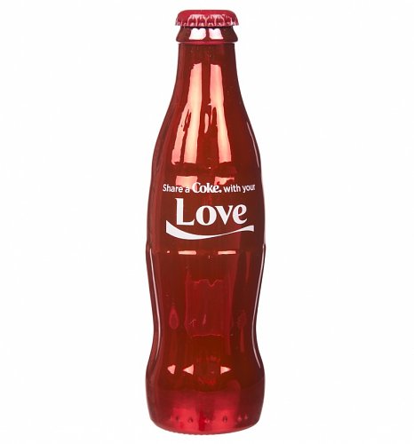 Coca-Cola Share A Coke With Your Love Full Size Contour Bottle Coca-Cola Share A Coke With Your Love Full Size Contour Bottle