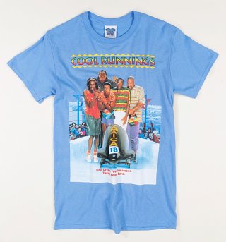 Cool Runnings Movie Poster Carolina Blue T-Shirt Cool Runnings Movie Poster Carolina Blue T-Shirt