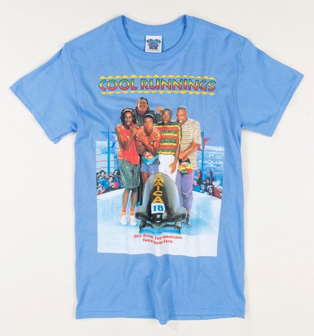 Cool Runnings Movie Poster Carolina Blue T-Shirt