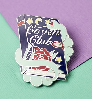 Coven Club Enamel Pin from Punky Pins Coven Club Enamel Pin from Punky Pins