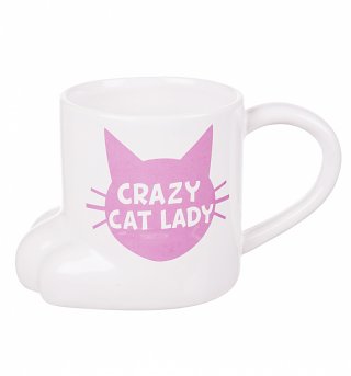 Crazy Cat Lady Paw Detail Mug Crazy Cat Lady Paw Detail Mug