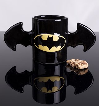 DC Comics 3D Batman Logo Mug With Wings DC Comics 3D Batman Logo Mug With Wings